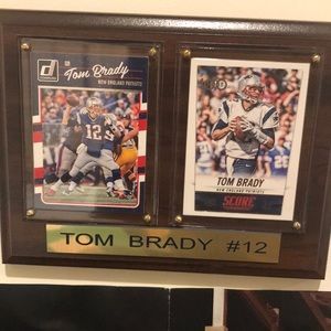 Tom Brady Trading Card Plaque